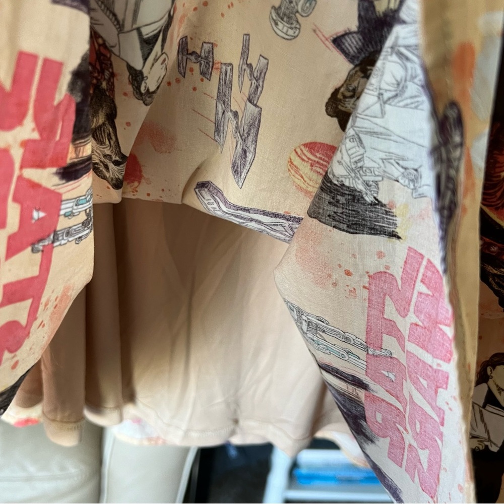 Star Wars her Universe Skirt Sz S Gathered Waist Full all over Star Wars Pattern - Picture 5 of 8